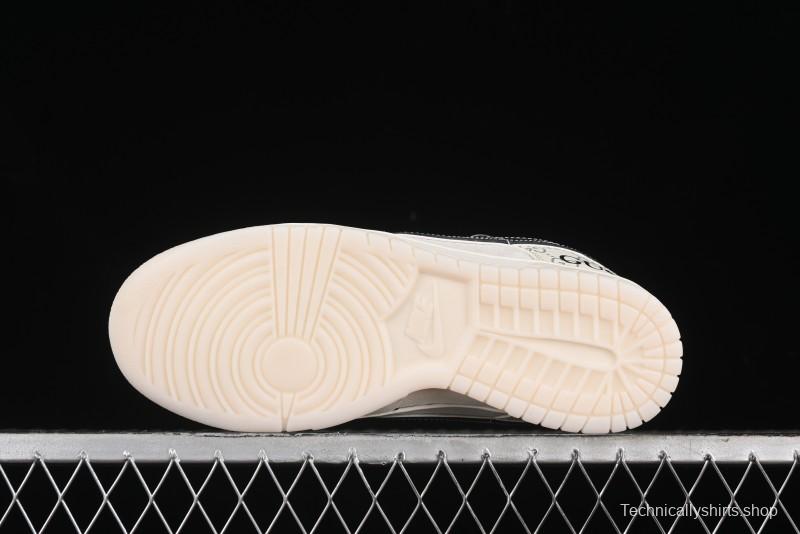 Nike SB Dunk Low Gucci Collaboration - Crystal Green Pattern Anniversary High-End Custom Low-Top Casual Sneakers - XY1688-104