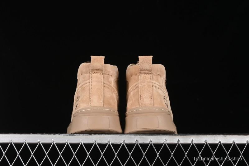 Timberland Outdoor Mid-Top Casual Martin Boots with Premium Suede Leather - TB10072SAND