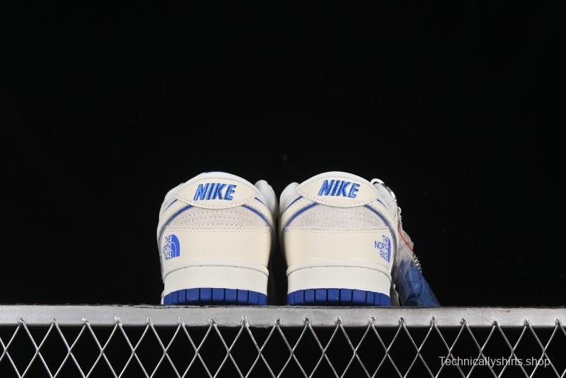 Nike SB Dunk Low The North Face Collaboration Anniversary Edition Custom Low-Top Casual Skate Shoes - KK1333-007