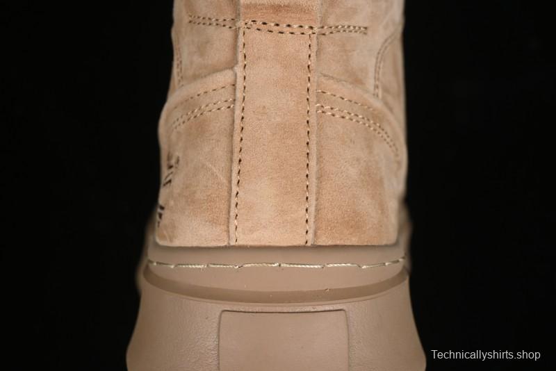 Timberland Outdoor Mid-Top Casual Martin Boots with Premium Suede Leather - TB10072SAND