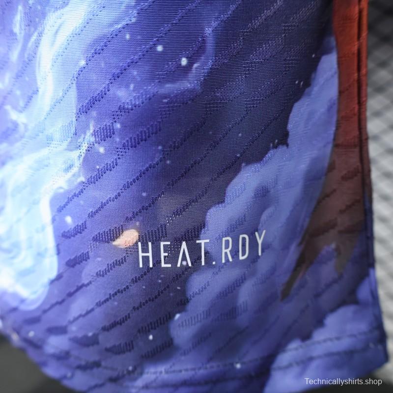 Player Version 2025 Japan NA ZHA Black with Fire & Ice Warrior Jersey