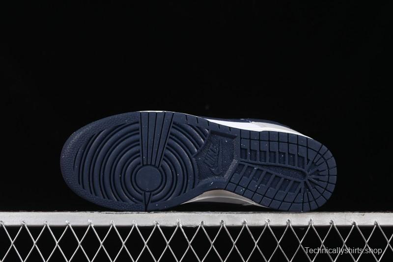 Nike Dunk Low SB Casual Sneakers in Photon Dust and White with Obsidian Accents - HF4299-001