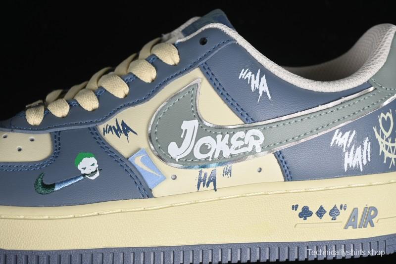 Nike Air Force 1 Low "Ghost Fire Clown" Halloween Themed Casual Sneakers - XL2321-333