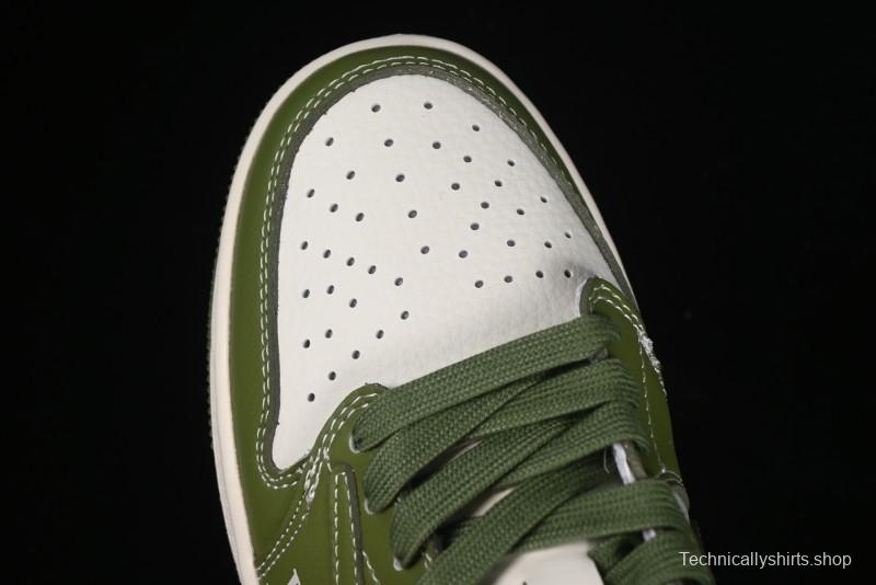 Nike Travis Scott x Fragment Design x Air Jordan 1 Low OG SP AJ1 LV Collaboration - LX1988-105