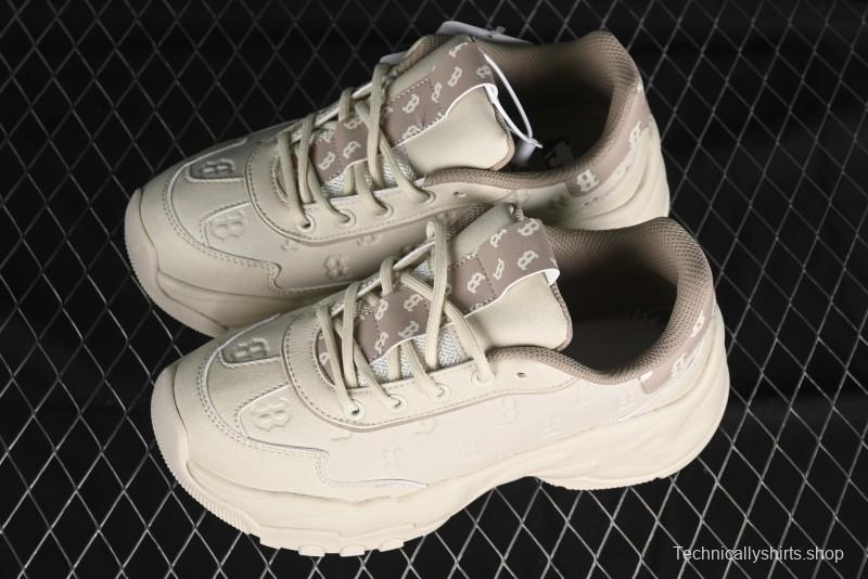 New York Yankees MLB Bigball Chunky Embo Monogram Thick Sole Sandals - 3ASHBEM4N43BGS