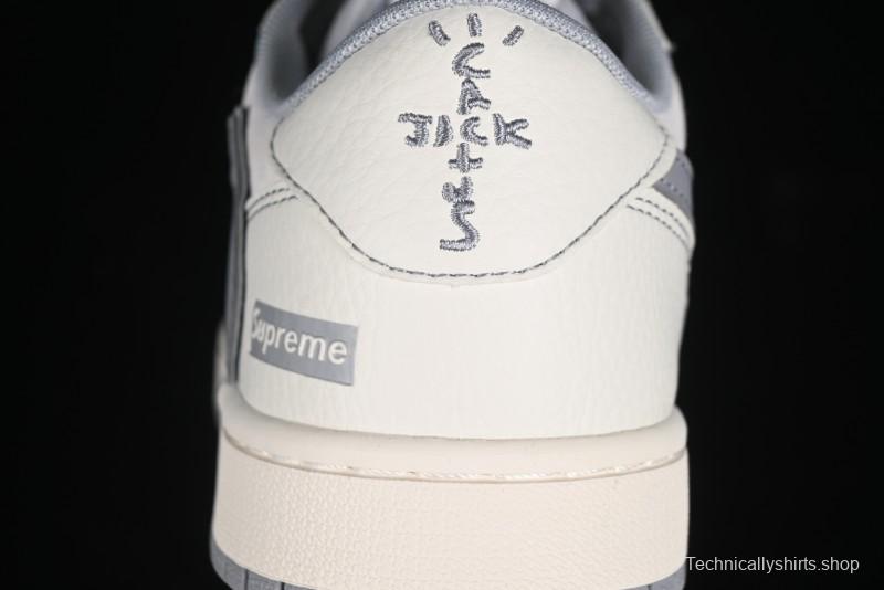 Nike Travis Scott x Fragment Design x Air Jordan 1 Low OG SP AJ1 Supreme Collaboration - XZ2268-003