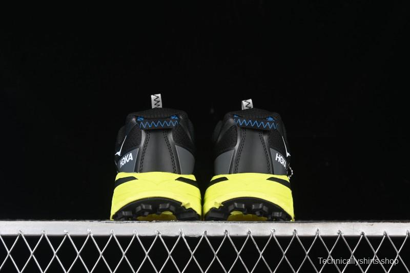 Hoka Mafate Three 2 Ultra-Lightweight Cushioned Trail Running Shoes with Vibram Outsole - 1141572 BHK