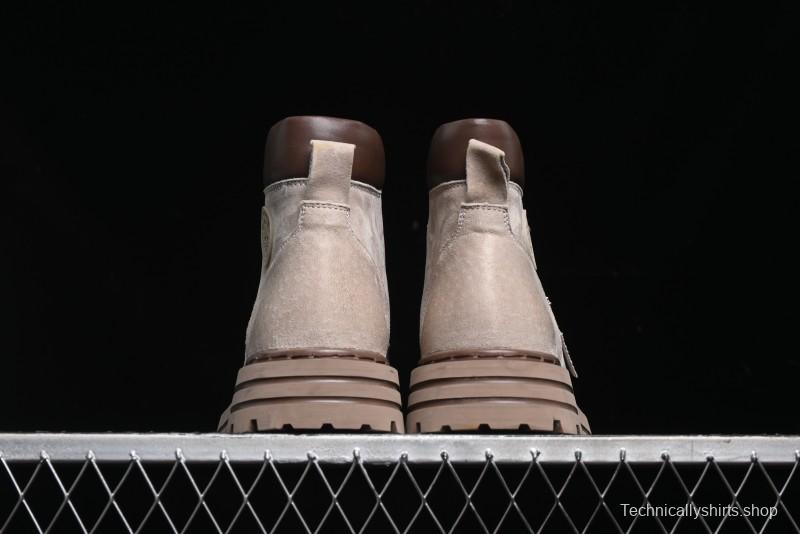 Timberland Classic High Top Outdoor Casual Boots with Premium Suede Leather - A18066TSAND