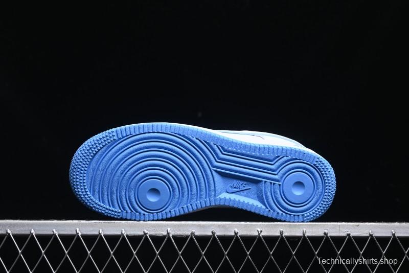 Nike Air Force 1 '07 Low Top-Grain Leather Casual Sneakers with Full-Length Air Cushion - DV0788-101