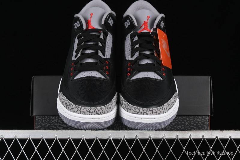Nike Air Jordan 3 Retro "Black Cement" Basketball Shoes - DN3707-010