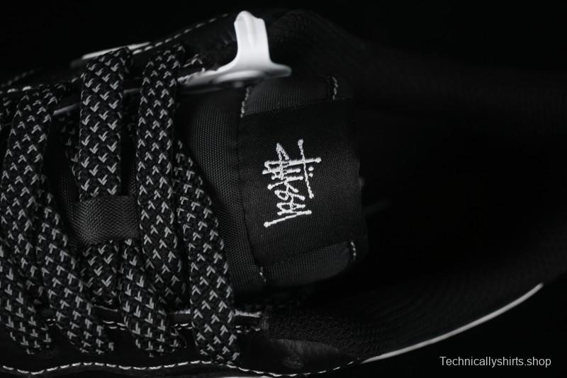 Nike Air Force 1 '07 Low Stussy Collaboration - Samurai Black Low-Top Casual Sneakers - XZ6188-969