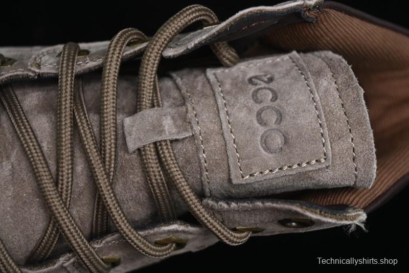 ECCO Cool Series Workwear Leather Anti-Slip Platform Chelsea Boots - 63890801001