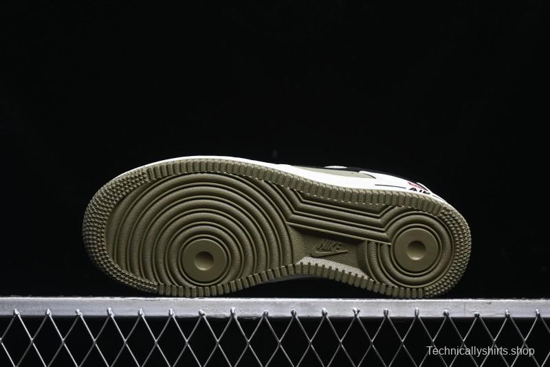 Nike Air Force 1 '07 Low Supreme Casual Sneakers in Military Green - CH6336-508