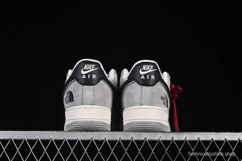 Nike Air Force 1 '07 Low The North Face Collaboration Grey Suede Casual Sneakers - XZ6188-763