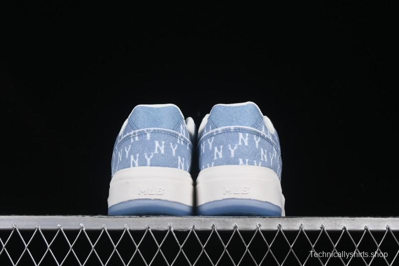 New York Yankees Chunky Liner Mid Denim Monogram Sandals with Thick Sole - 3ASXS015N50BLS