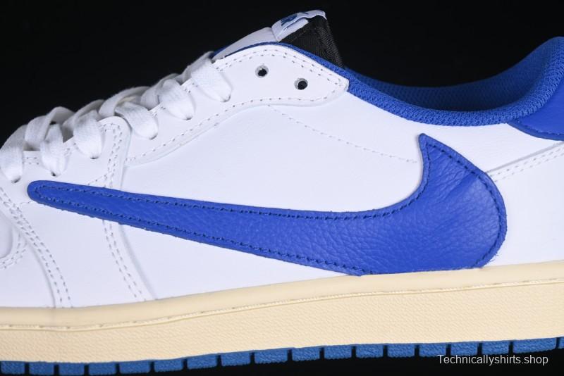 Nike Travis Scott x Air Jordan 1 Low OG AJ1 Reverse Swoosh Sneakers - DM7866-104