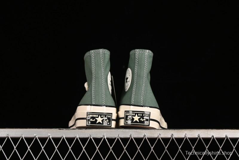 Converse Chuck 1970s High Top Casual Canvas Sneakers in Pine Green - A06521C