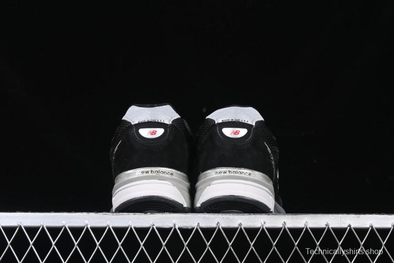 New Balance 990 Series Premium Retro Running Shoes with Carbon Fiber Midsole - M990BK4