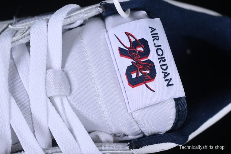 Nike Air Jordan Stadium 90 AJ Casual Sneakers with Midfoot Mesh Panels and Shark Tooth Design - HJ4406-100