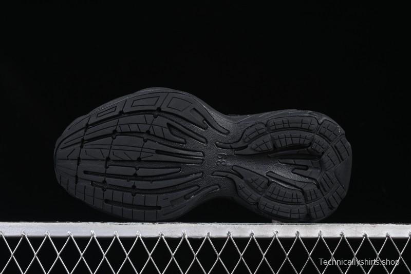 Balenciaga Monday Leather Round Toe Lace-Up Low-Top Casual Shoes - WDTSC1000