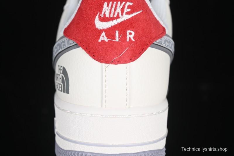 Nike Air Force 1 '07 Low The North Face x CDG Retro Casual Sneakers with Full-Length Air Cushion - DM6688-049