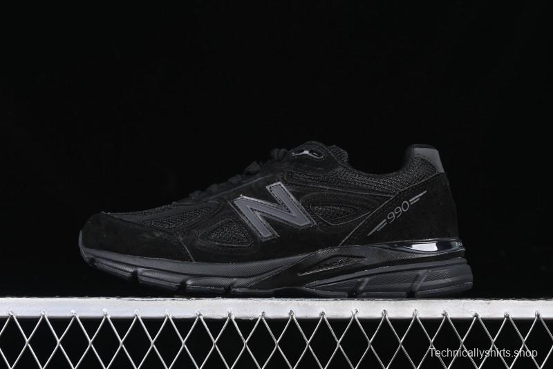 New Balance 990 Series Premium Retro Running Shoes with Carbon Midsole - M990BB4