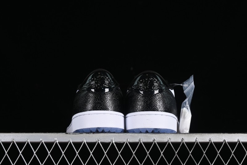Nike Air Jordan 1 Low Golf AJ1 Retro Golf Shoes with Laser Patent Leather and Double Hook Design - FZ4159-100