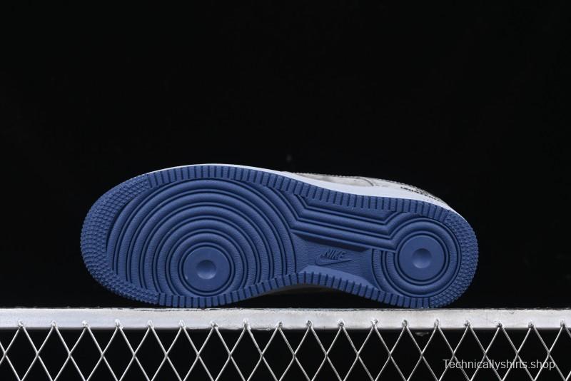 Nike Air Force 1 '07 Low UN Collaboration - Shadow Grey Pigskin Sneakers DF0188-018