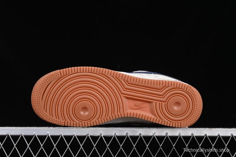 Nike Air Force 1 '07 Low Stussy Collaboration Year of the Snake Limited Edition Red Snake Low-Top Casual Sneakers - XS1958-502