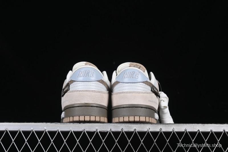 Nike Dunk Low Panda Prank Pioneer Project Jupiter Black Grey Low Top Casual Sneakers - HQ1175-240