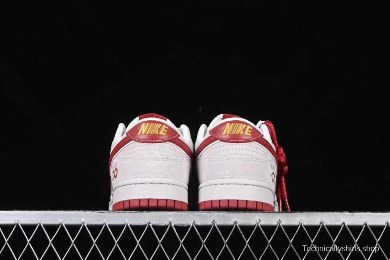 Nike SB Dunk Low Gucci Collaboration Red Snake Anniversary High-End Custom Low-Top Casual Sneakers - XX3168-111