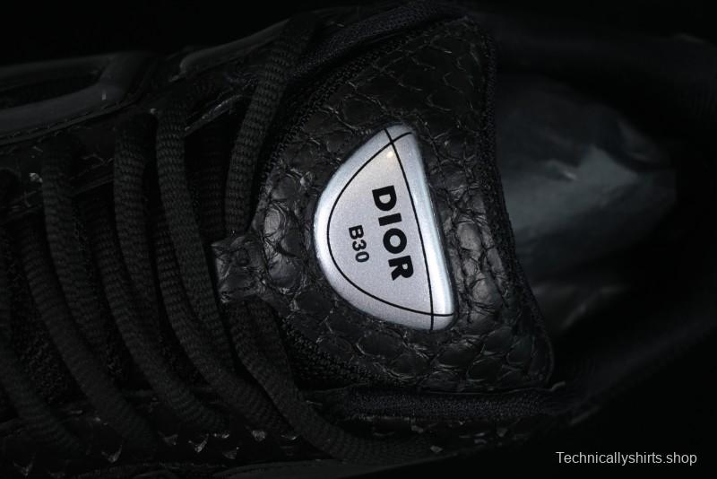 Dior B30 Sneakers with Reflective CD30 Logo and Lightweight Rubber Sole - CD30