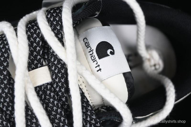 Nike SB Dunk Low Carhartt x Supreme Collaboration - Strap Black Hook Anniversary High-End Custom Low-Top Casual Skate Shoes - YX5066-237