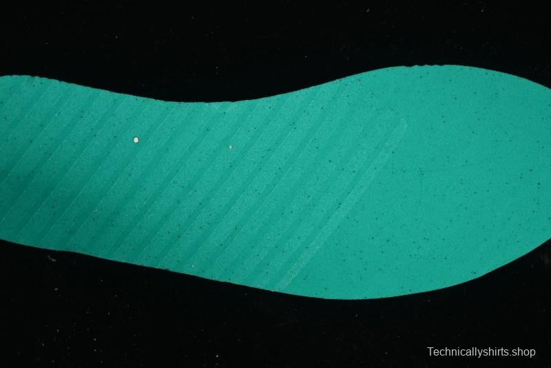 Nike Air Jordan 4 Remastered Retro Sneakers in White Green with Gum Sole - FQ7939-007