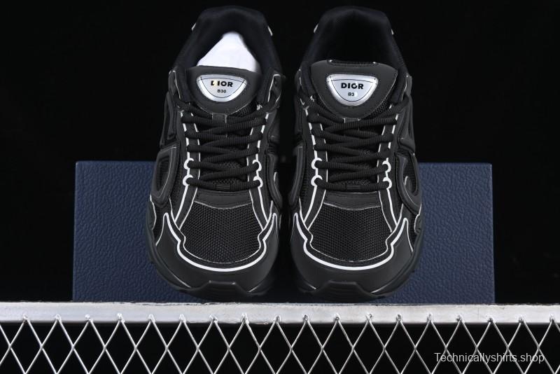 Dior B30 Sneakers with Reflective CD30 Logo - CD30