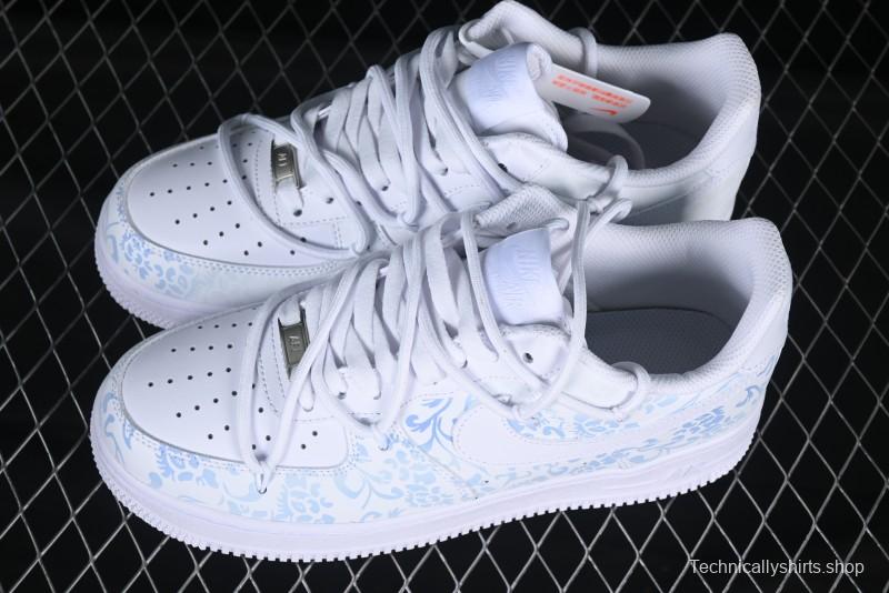 Nike Air Force 1 '07 Low Thermochromic Blue and White China Style Casual Sneakers - ZH0316-055