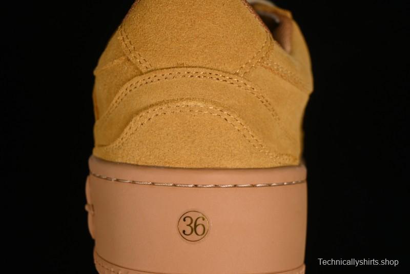 SMFK Comfortable Chunky Sole White Sneakers - T.D4