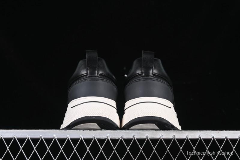 Shoot Brand Replay Black Plum Retro Comfort Leather Anti-Slip Platform Low-Top Casual Sneakers - AJD4