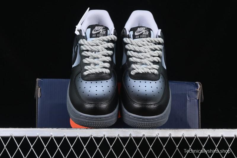 Nike Air Force 1 '07 Low Night Storm Custom Casual Sneakers for Autumn Winter - YD2425-101