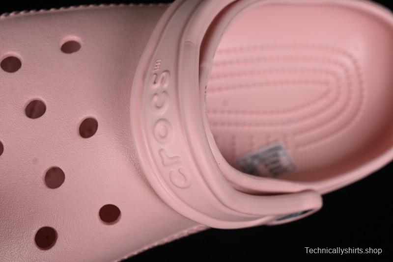Crocs Classic Clog Quartz Pink Two-Way Beach Sandals with Ventilation Holes - B.D4