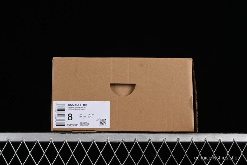 Nike Zoom Fly 5 Premium Lightweight Elastic Running Shoes with React Foam and Carbon Fiber Plate - FQ8112-331