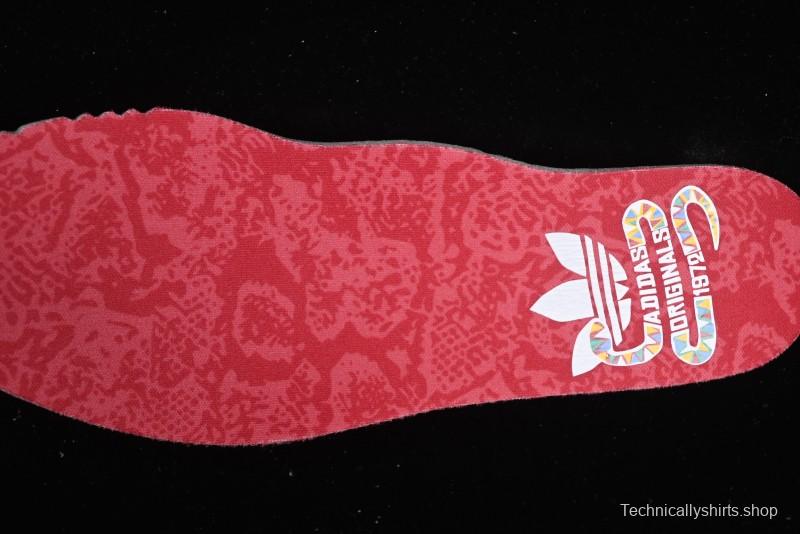 Adidas Originals Gazelle Bold JQ5977 Snake Year Limited Edition Low-Top Sneakers with Anti-Slip and Wear-Resistant Thick Sole