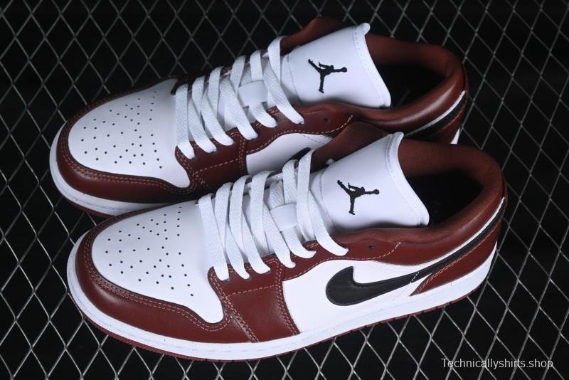 Nike Air Jordan 1 Low AJ1 White University Red Casual Sneakers - HF3148-102