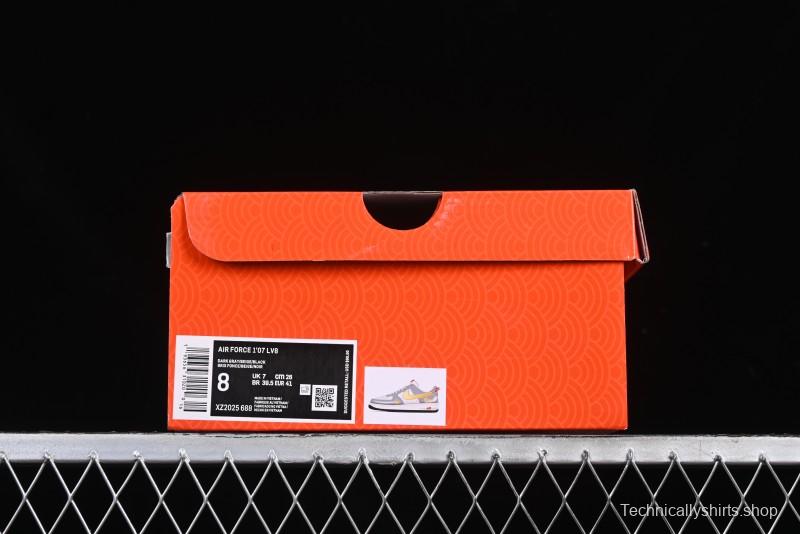 Nike Air Force 1 '07 Low Year of the Snake Limited Edition Golden Snake Scale Low-Top Casual Sneakers - XZ2025-688