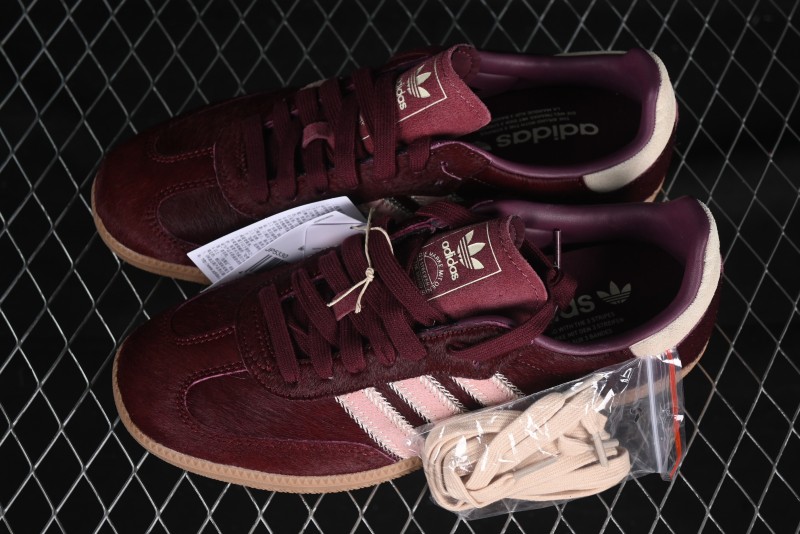 Adidas Samba OG Casual Sneakers with Classic Trefoil Logo - JP5330
