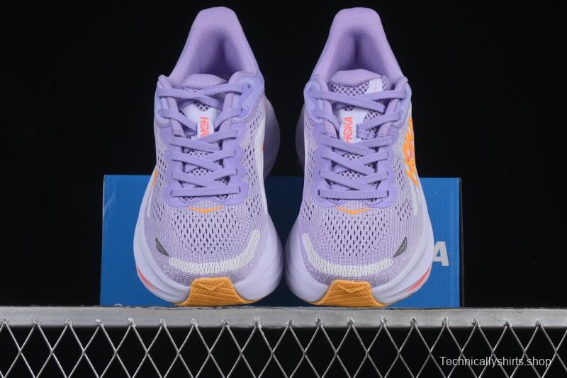 HOKA ONE ONE Bondi 9 Knit Lightweight Casual Running Shoes - 1162012 AGH