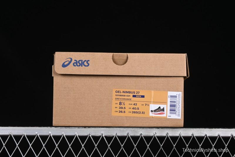 Asics Gel-Nimbus 27 Retro Breathable Casual Shoes with Cushioning for Men - 1011B958-021