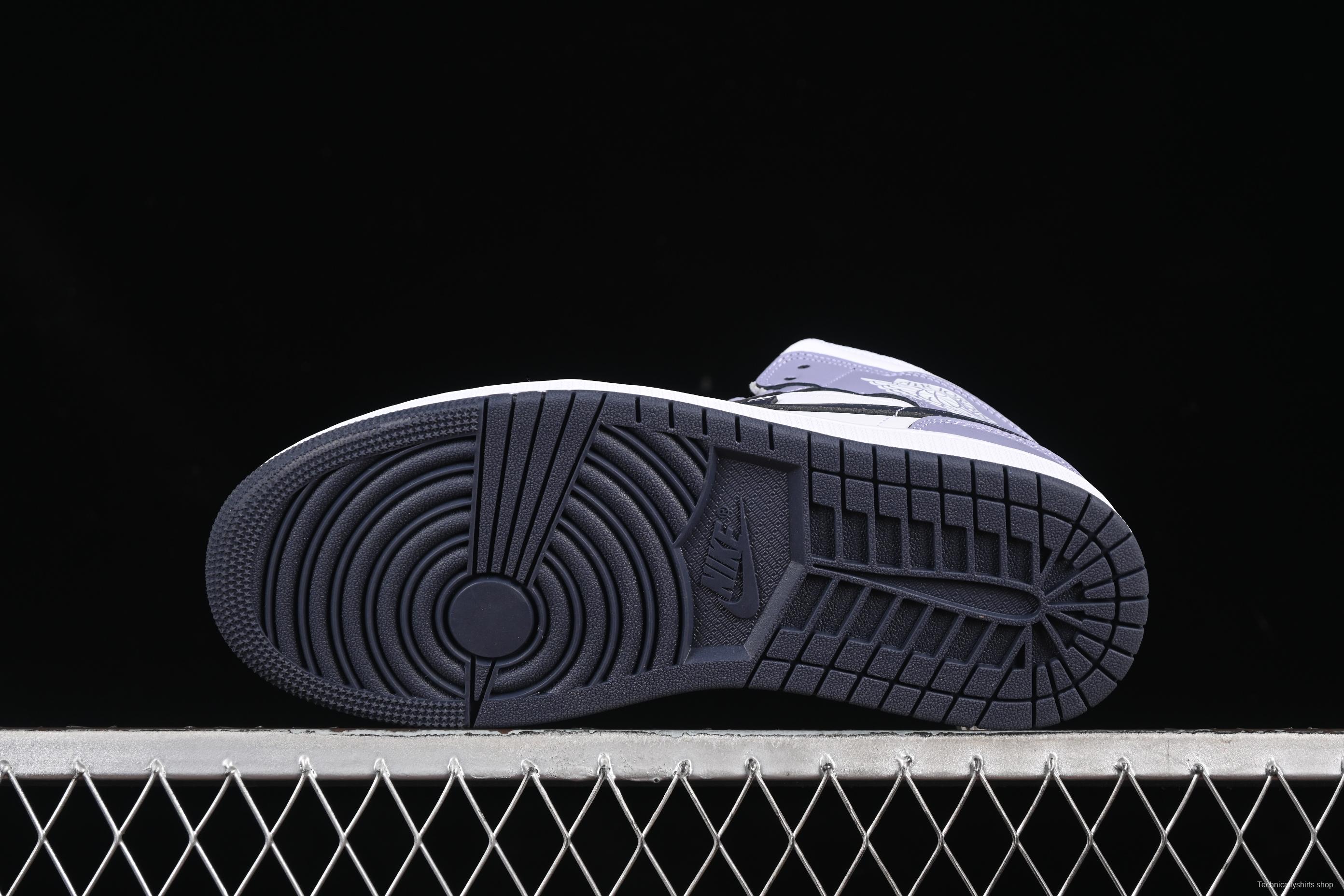 Nike Air Jordan 1 Mid AJ1 Culture Casual Sneakers in Haze Purple - DQ8426-145