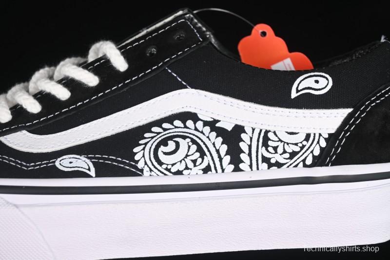 Vans Old Skool 36 Low-Top Retro Skate Shoes - VN000CRPGRN