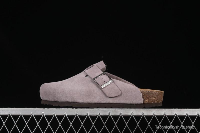 Birkenstock Arizona Soft Footbed Sandals with Suede Leather and Lambswool Lining - G.D4